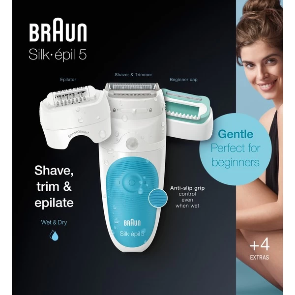 Braun Silk-épil 5-610 SensoSmart, Epiliergerät 4 Braun Silk-épil 5-610 SensoSmart, Epiliergerät – Bild 2