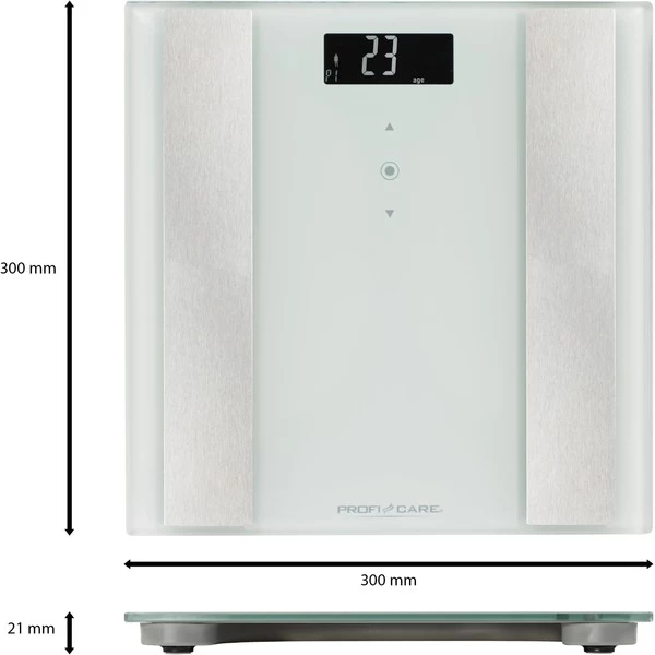 ProfiCare 8 In 1 Glas-Analysewaage PC-PW 3007 FA 6 ProfiCare 8 In 1 Glas-Analysewaage PC-PW 3007 FA – Bild 4
