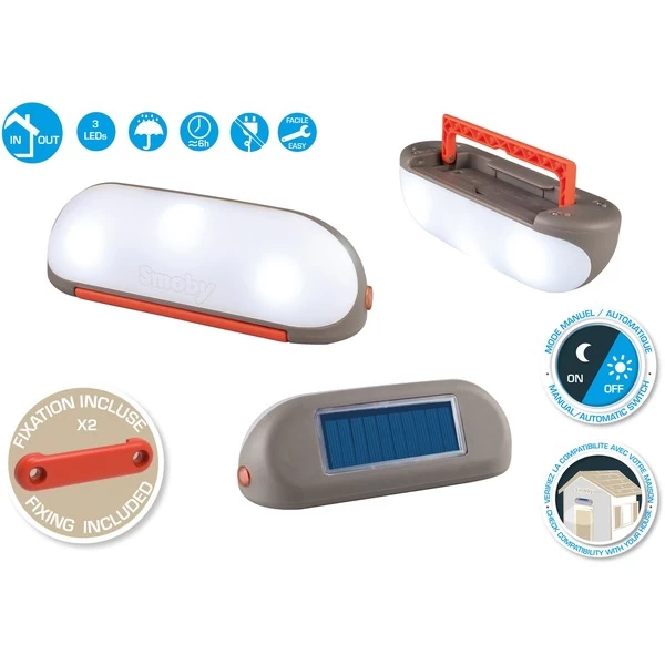 Smoby Solarlampe Mit Tragegriff, LED-Leuchte 7 Smoby Solarlampe Mit Tragegriff, LED-Leuchte – Bild 5