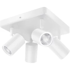 WiZ IMAGEO 4x Einstellbarer Spot Quadratische Platte, LED-Leuchte
